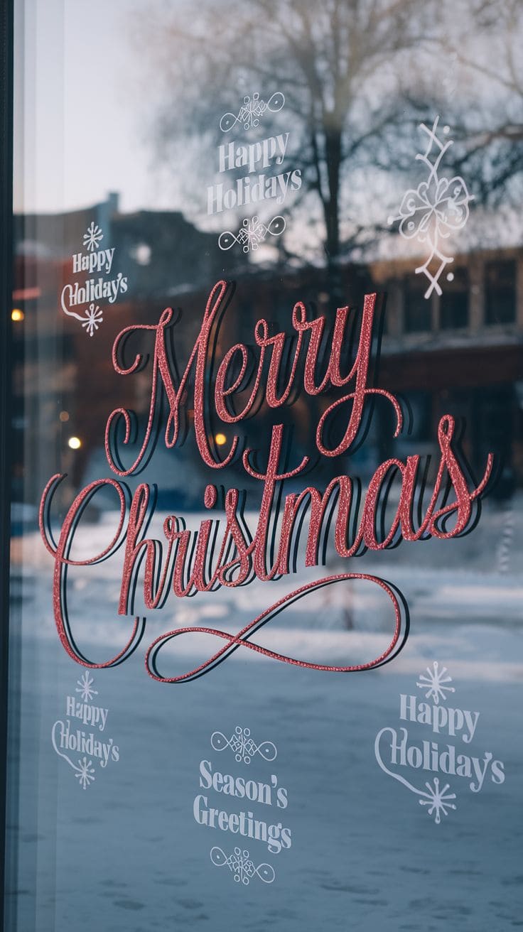 1 Christmas Window Decor 4