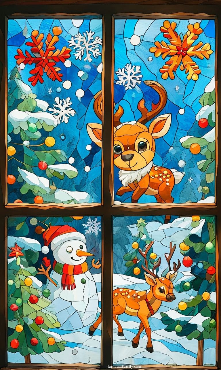 1 Christmas Window Decor
