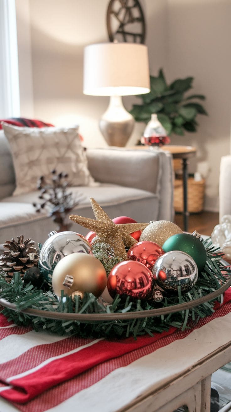 2 Christmas Coffee Table Decor 1