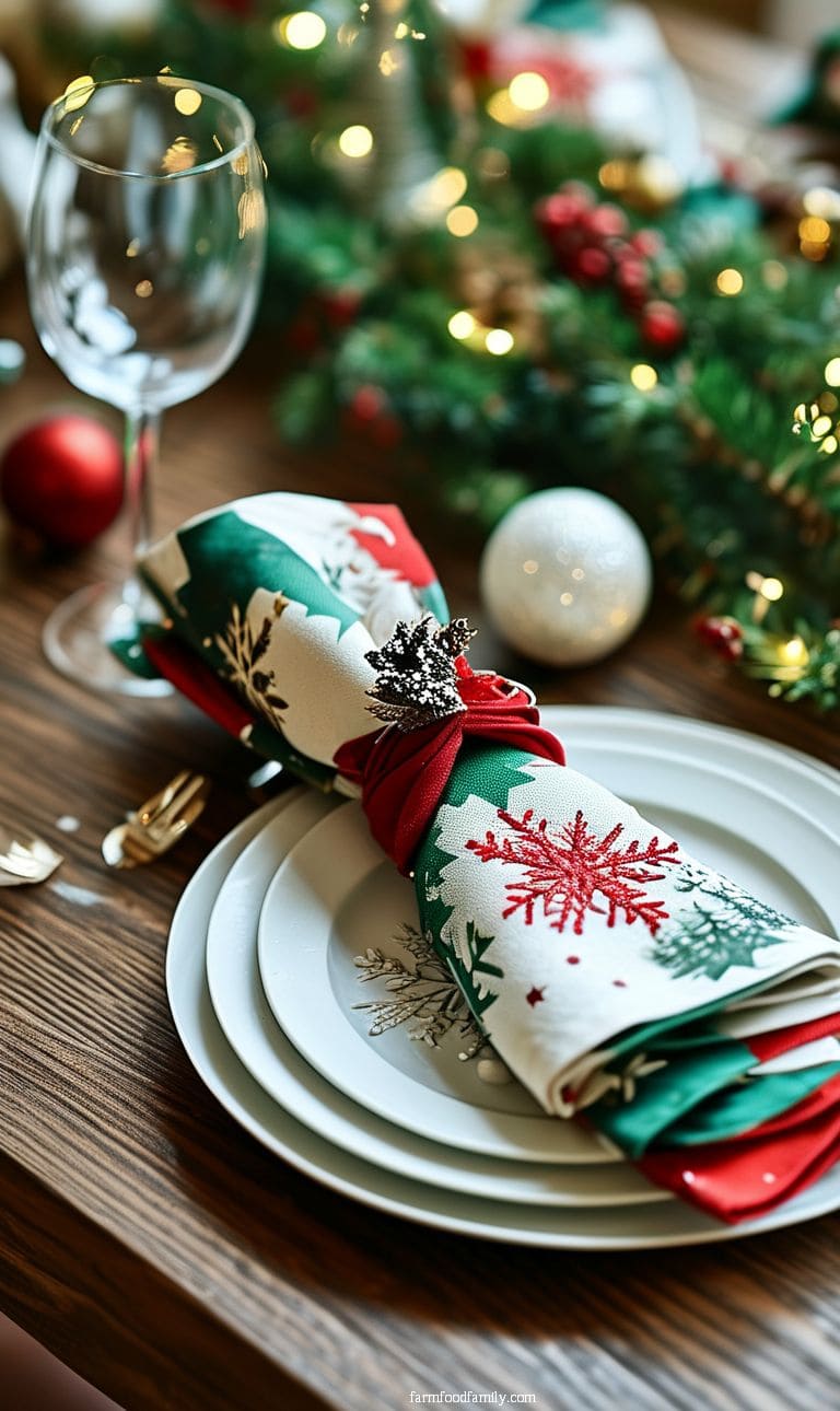 2 Christmas Table Decor