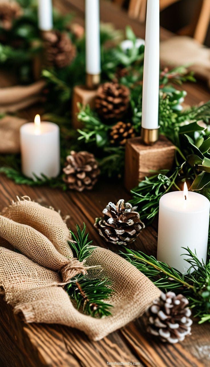 2 Christmas Table Runner Ideas