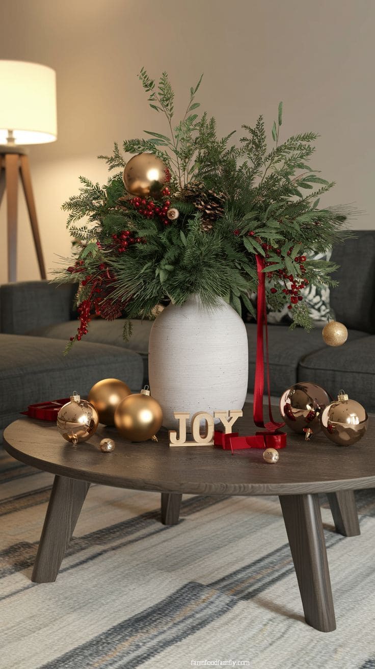 20 Christmas Coffee Table Decor
