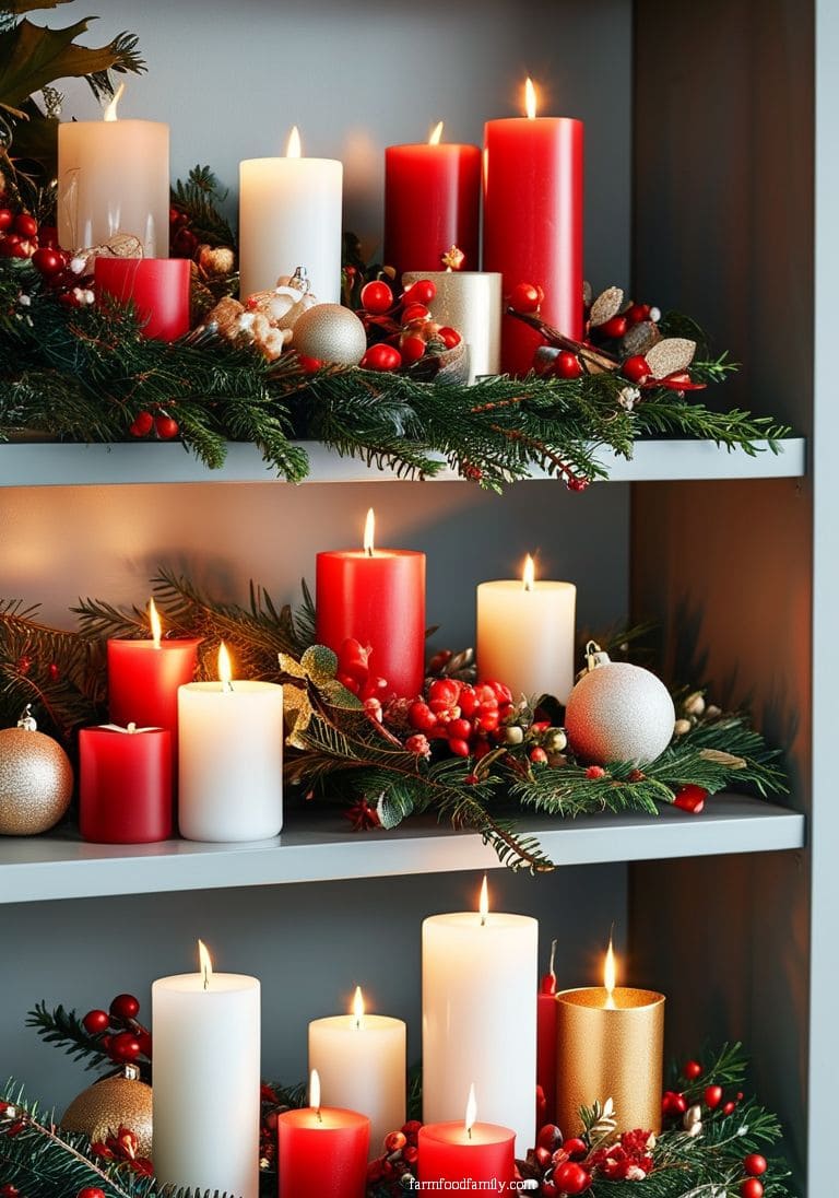 3 Christmas Shelf Decor