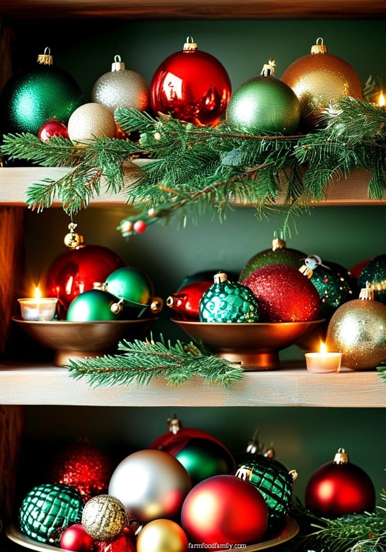 4 Christmas Shelf Decor