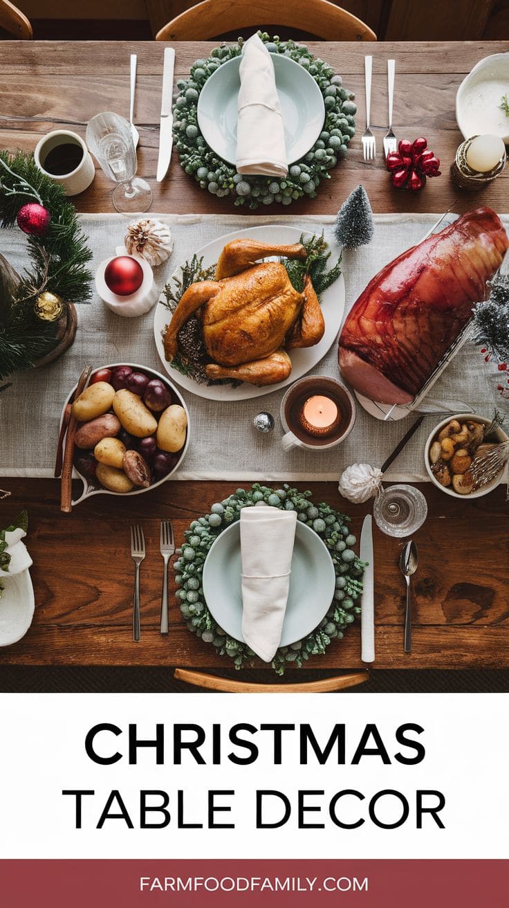 49 Christmas Table Decor