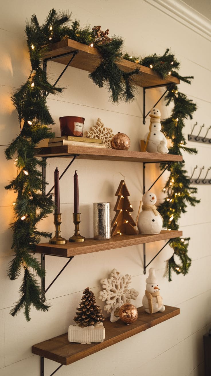 5 Christmas Shelf Decor 1