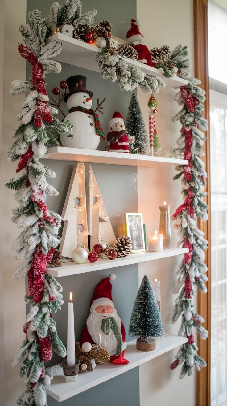 5 Christmas Shelf Decor 2