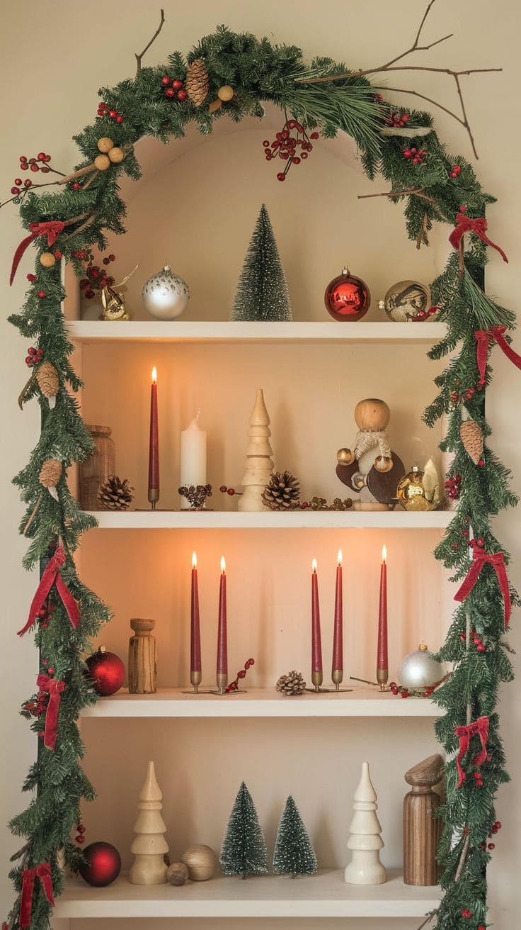 5 Christmas Shelf Decor 3
