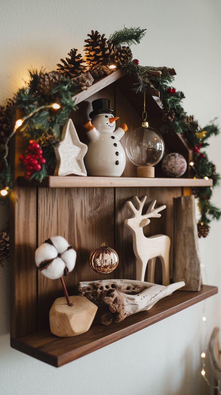 5 Christmas Shelf Decor 4