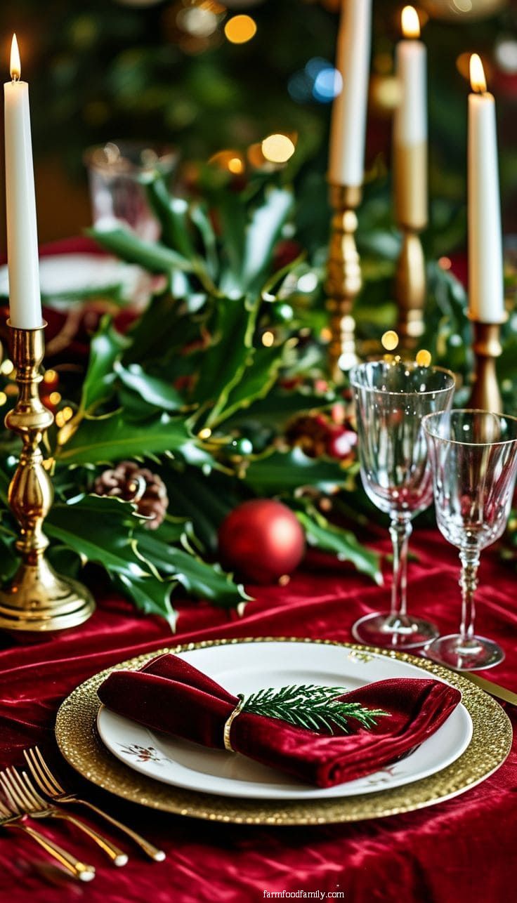 5 Christmas Table Runner Ideas