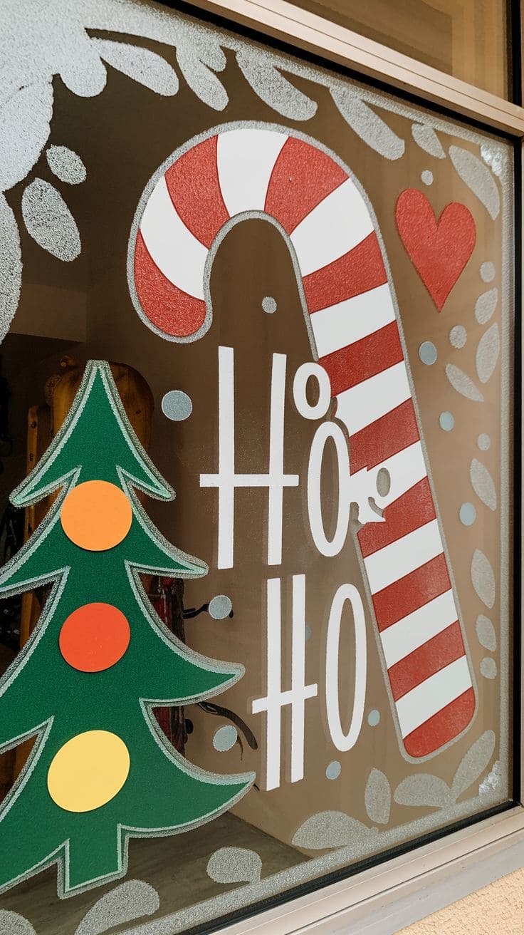 5 Christmas Window Decor 1