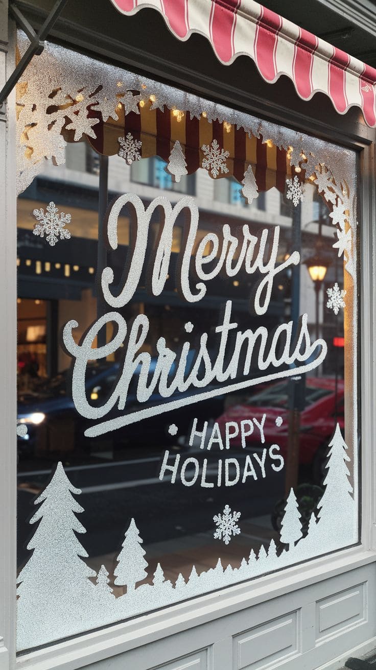 5 Christmas Window Decor 2
