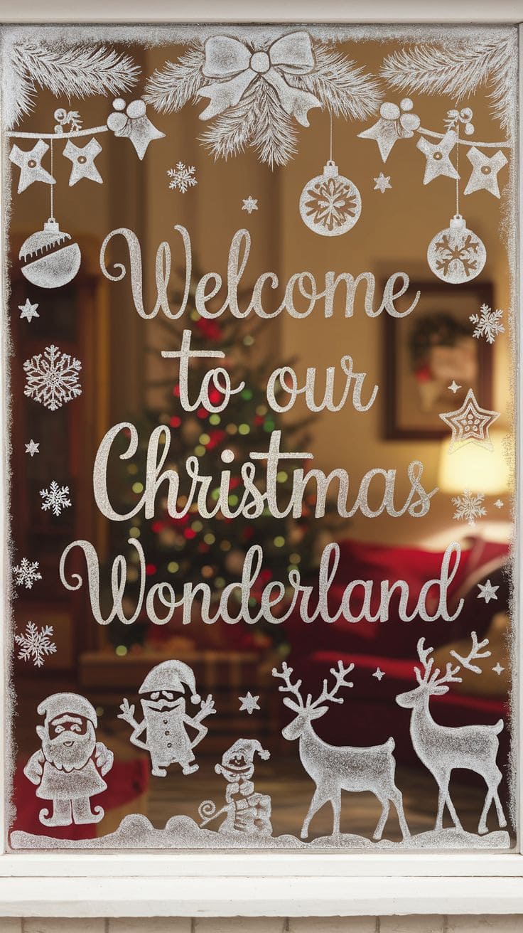 5 Christmas Window Decor 4
