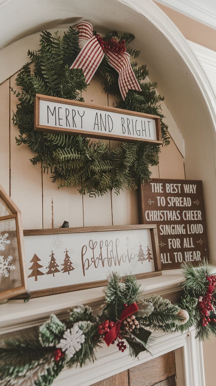 6 Christmas Shelf Decor 1