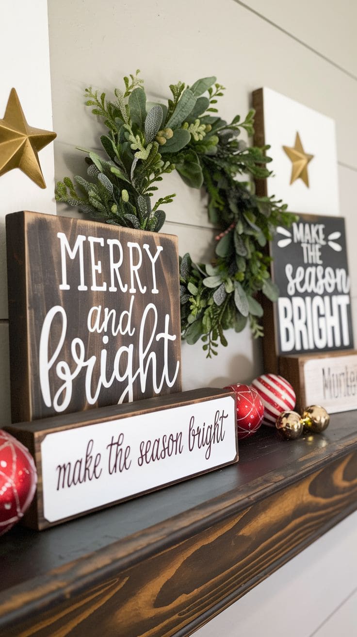 6 Christmas Shelf Decor 2