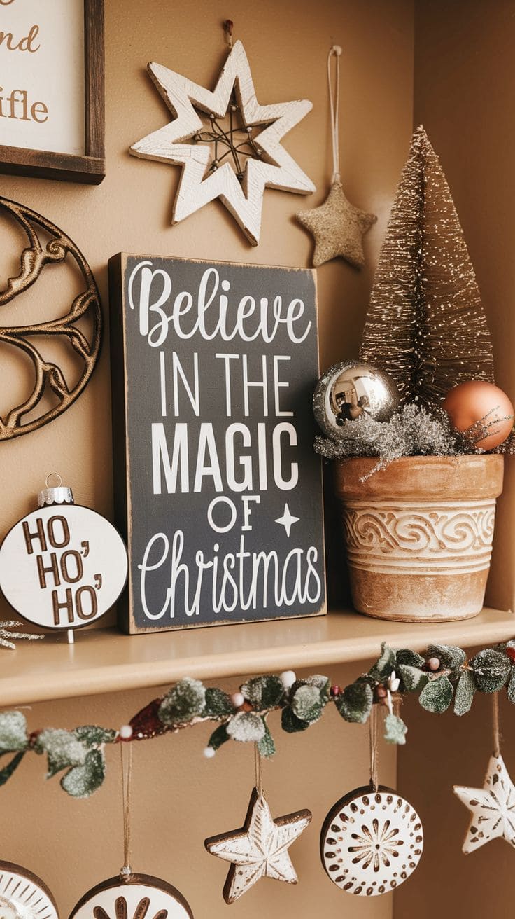 6 Christmas Shelf Decor 4