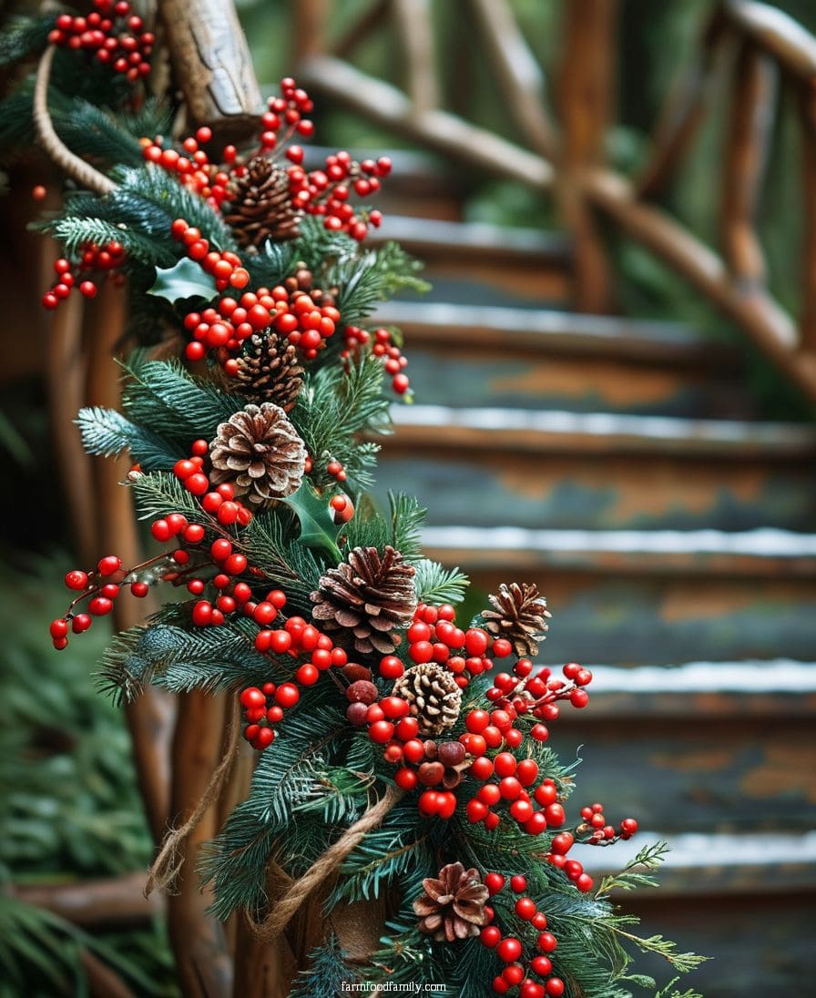 6 Christmas Staircase Decor