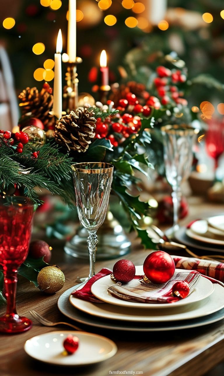 6 Christmas Table Decor