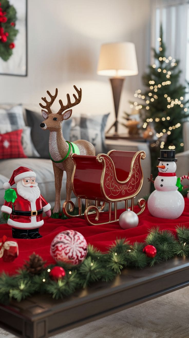 7 Christmas Coffee Table Decor 3