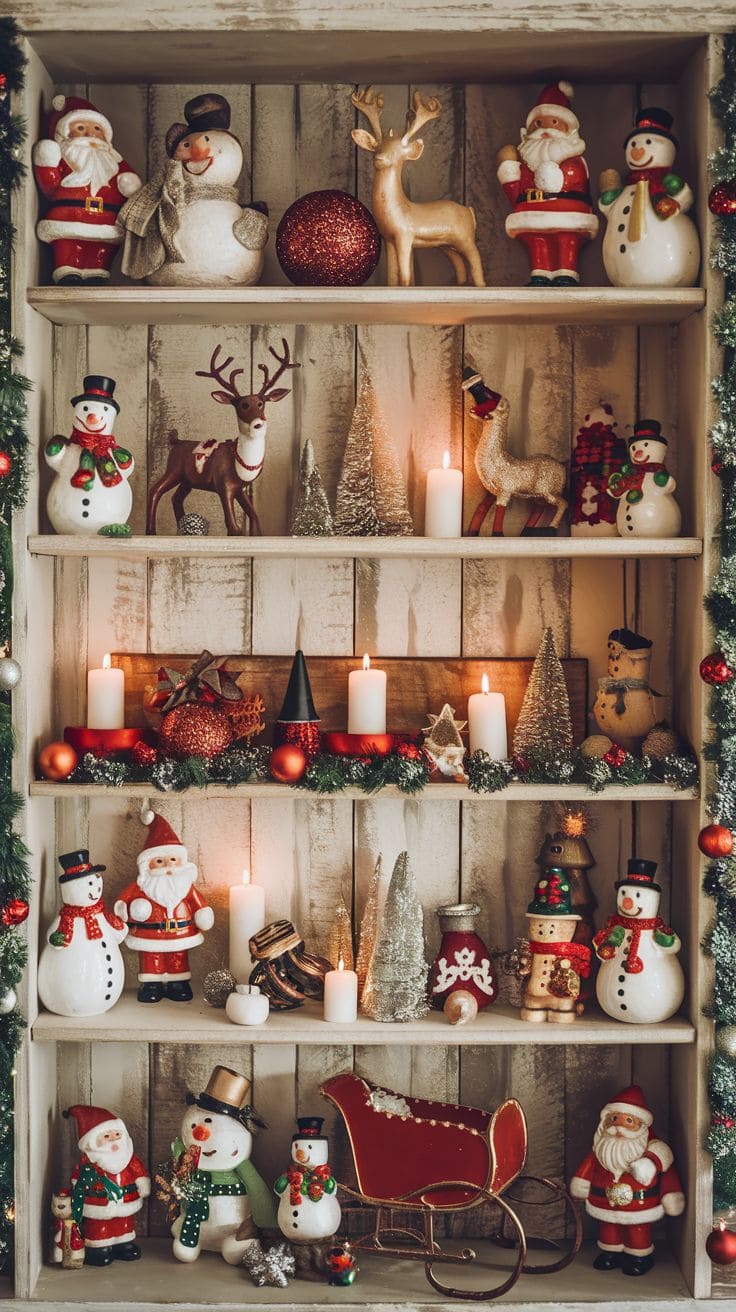 7 Christmas Shelf Decor 1