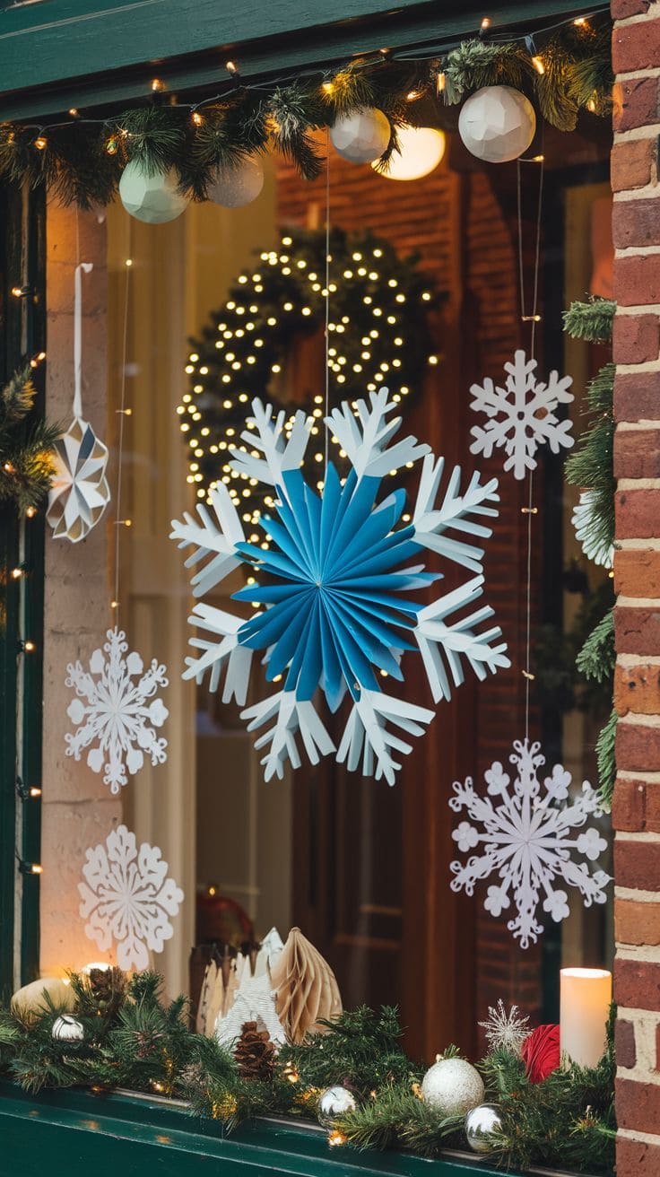 8 Christmas Window Decor 1