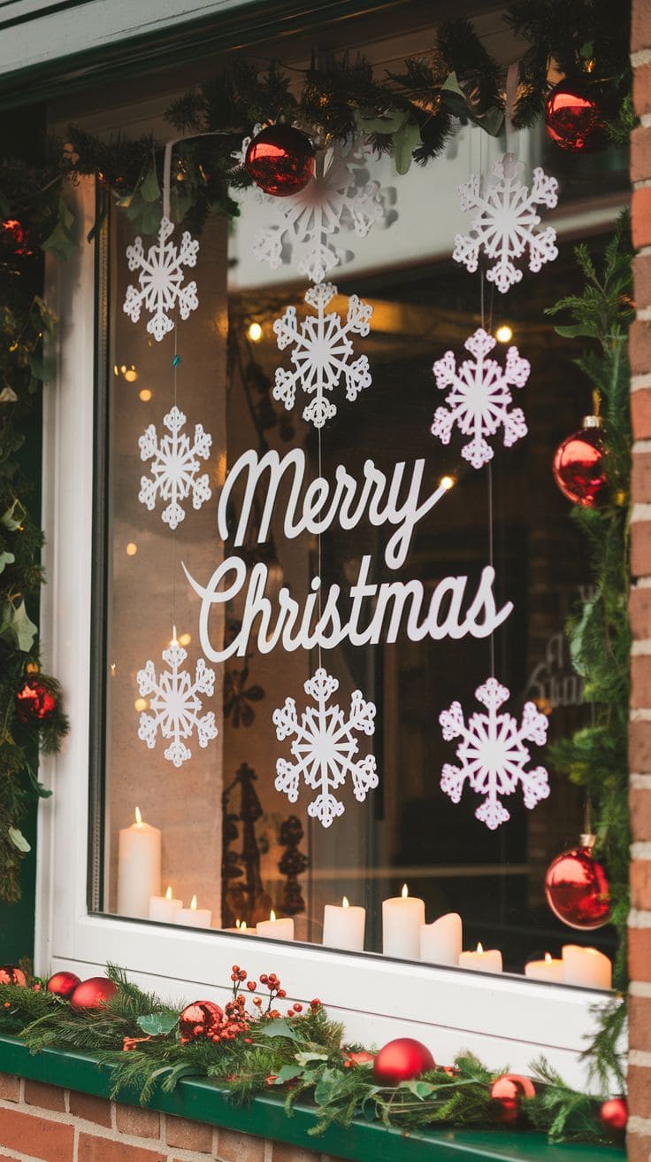 8 Christmas Window Decor 3