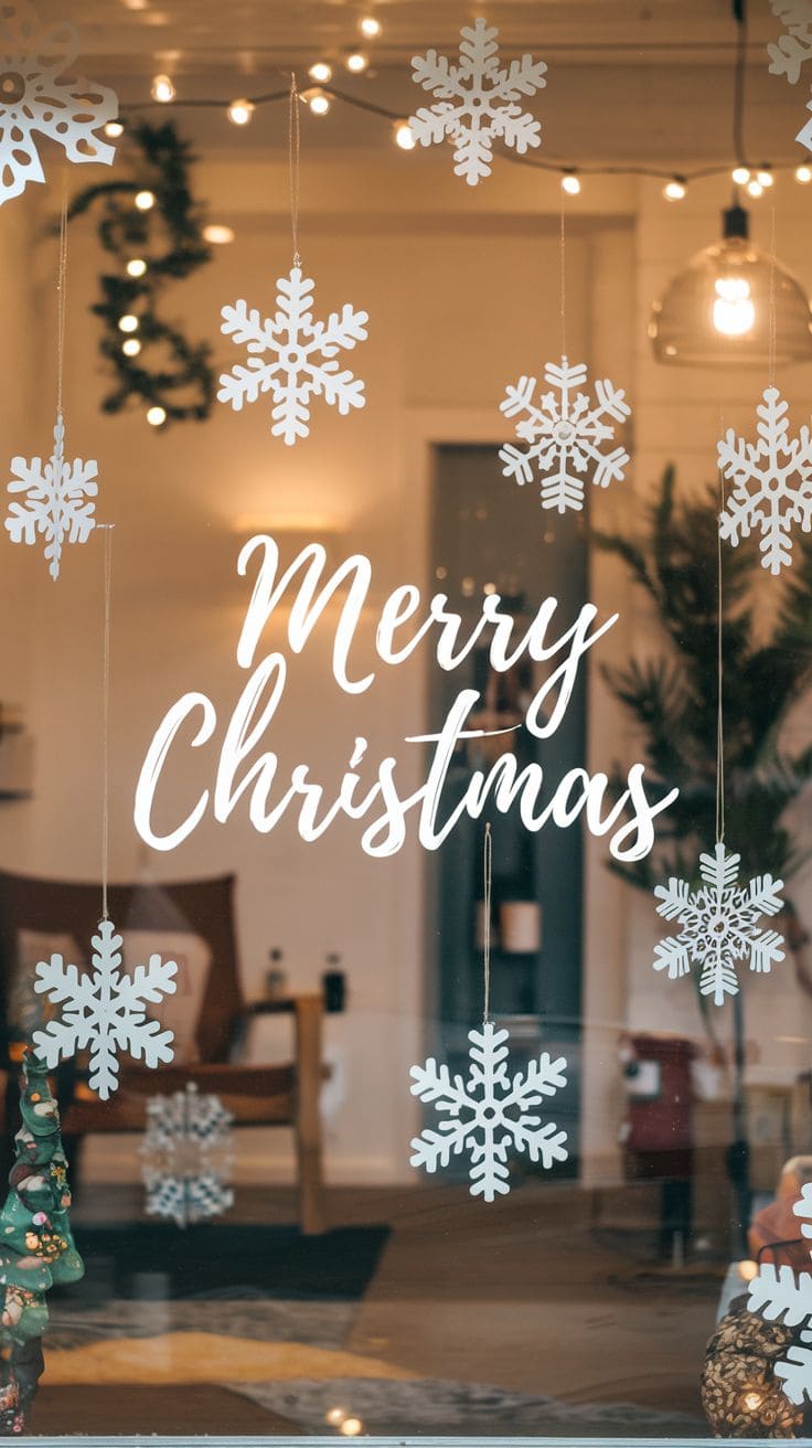 8 Christmas Window Decor 4