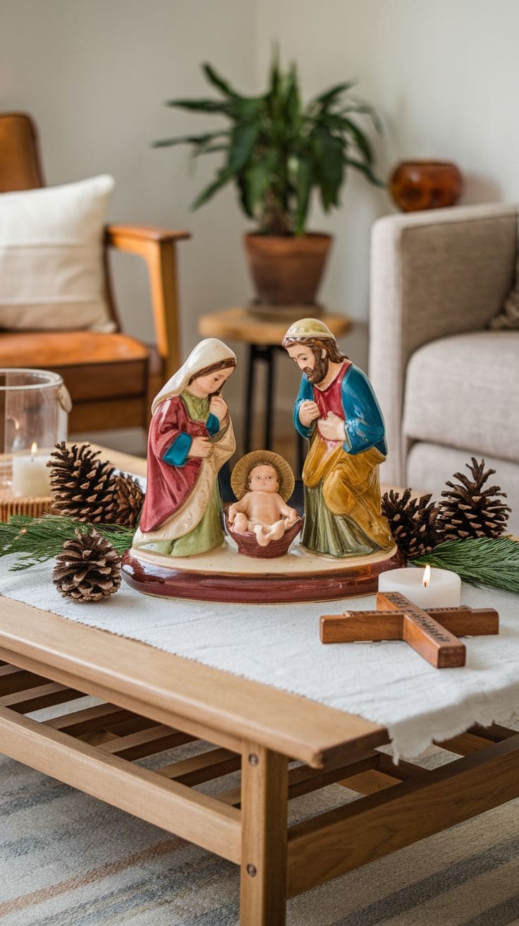 9 Christmas Coffee Table Decor 1