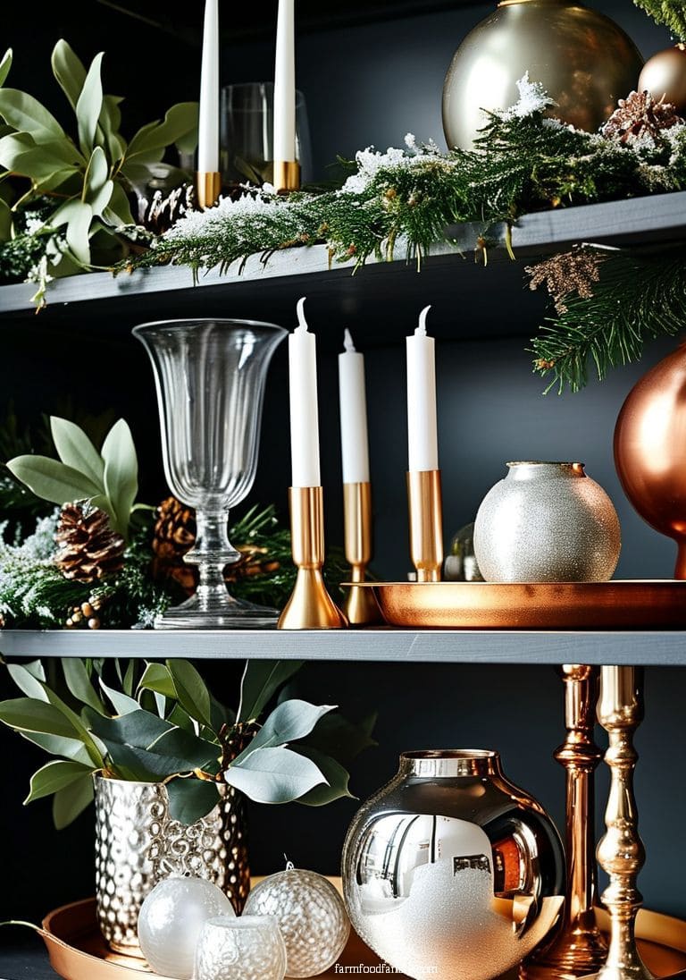 9 Christmas Shelf Decor