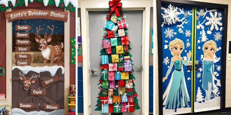 40+ Cozy Christmas Classroom Door Ideas That Bring Holiday Spirit