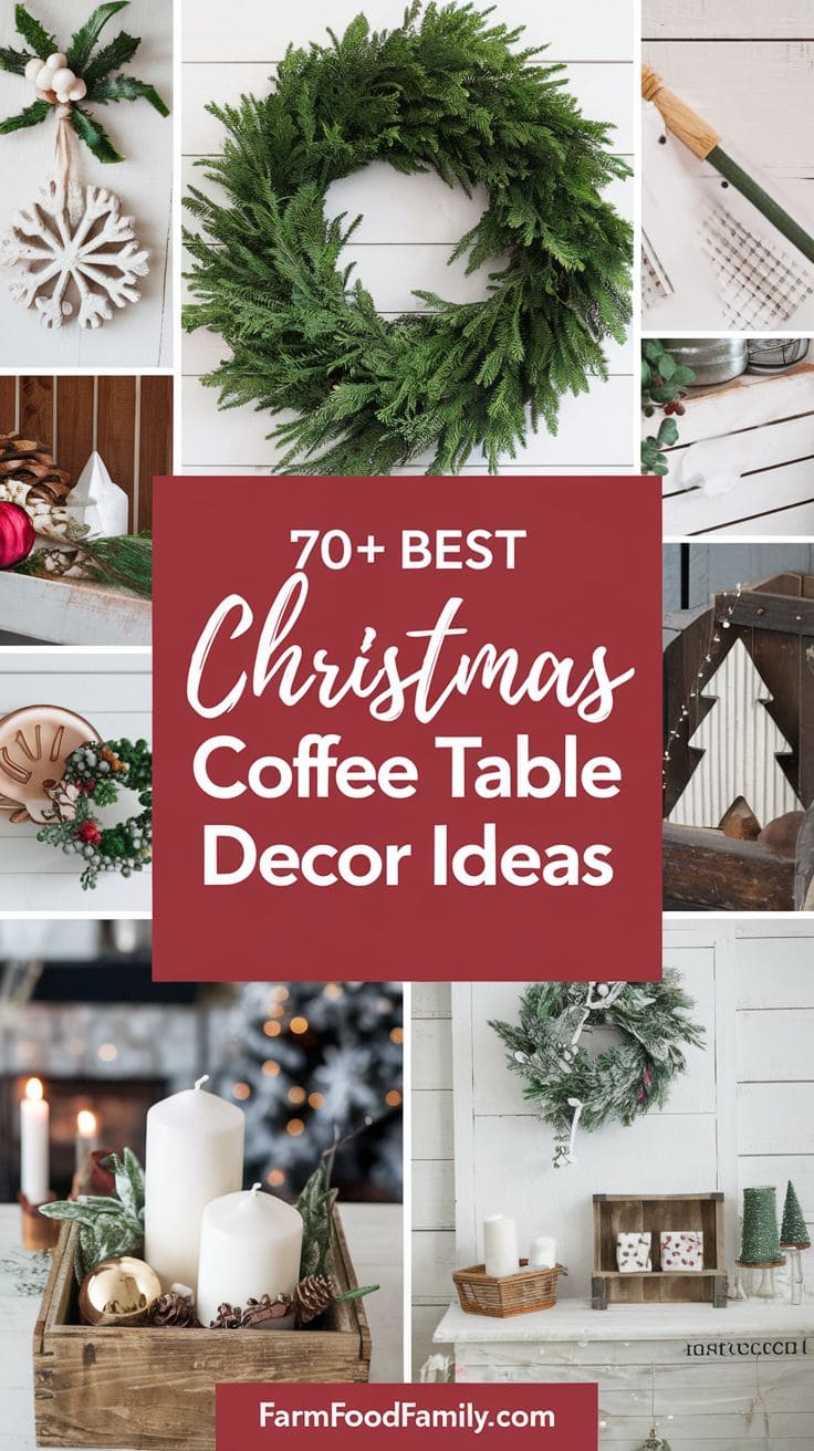 Best Christmas Coffee Table Decor 23
