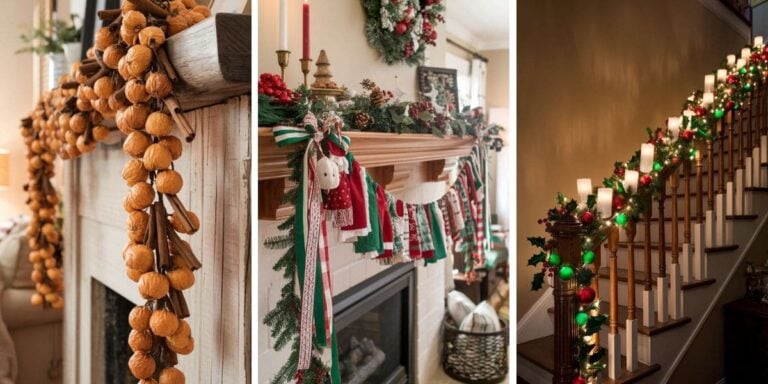 40+ Cozy Christmas Garland Ideas to Make Your Space Extra Festive