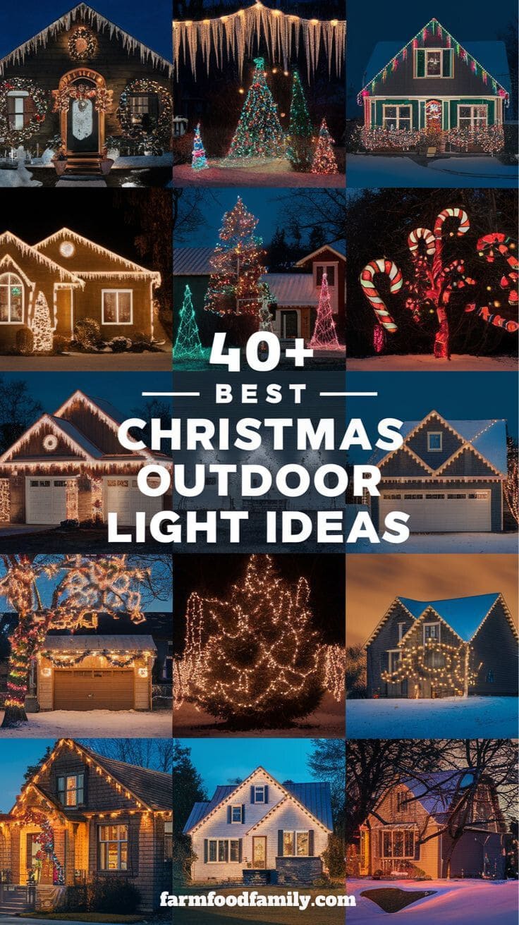 Best Christmas Outdoor Light Decor 18
