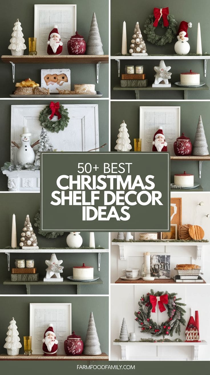 Best Christmas Shelf Decor 12