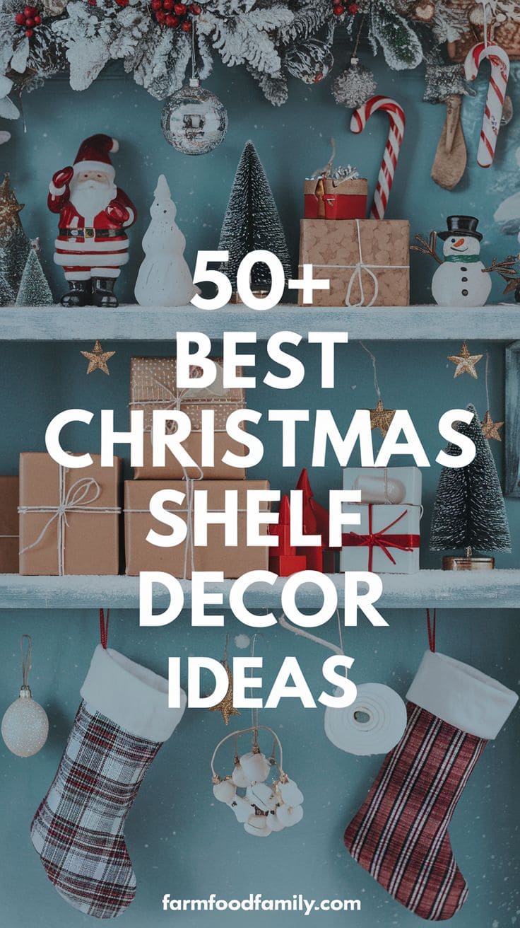 Best Christmas Shelf Decor 14
