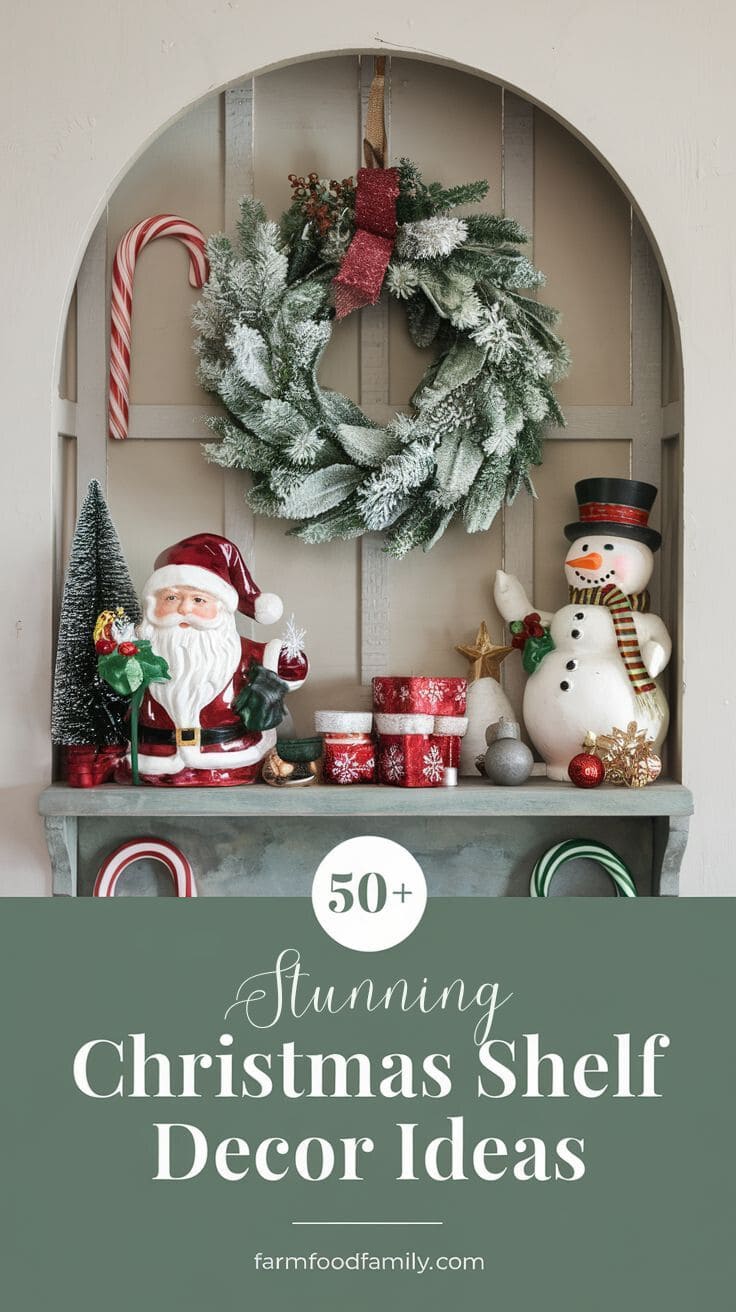 Best Christmas Shelf Decor 15