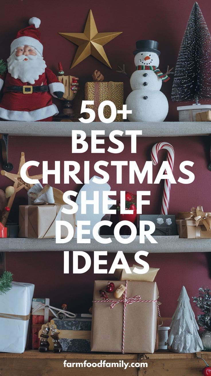 Best Christmas Shelf Decor 20