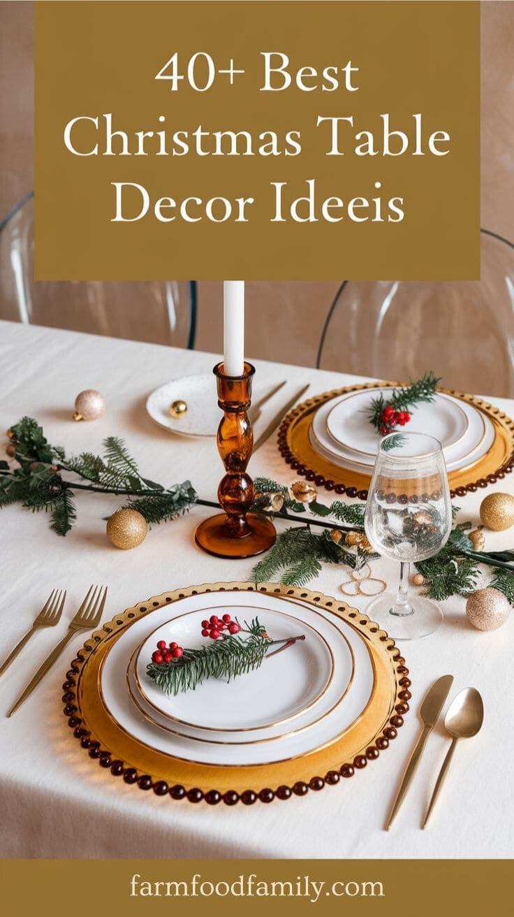 Best Christmas Table Decor 18