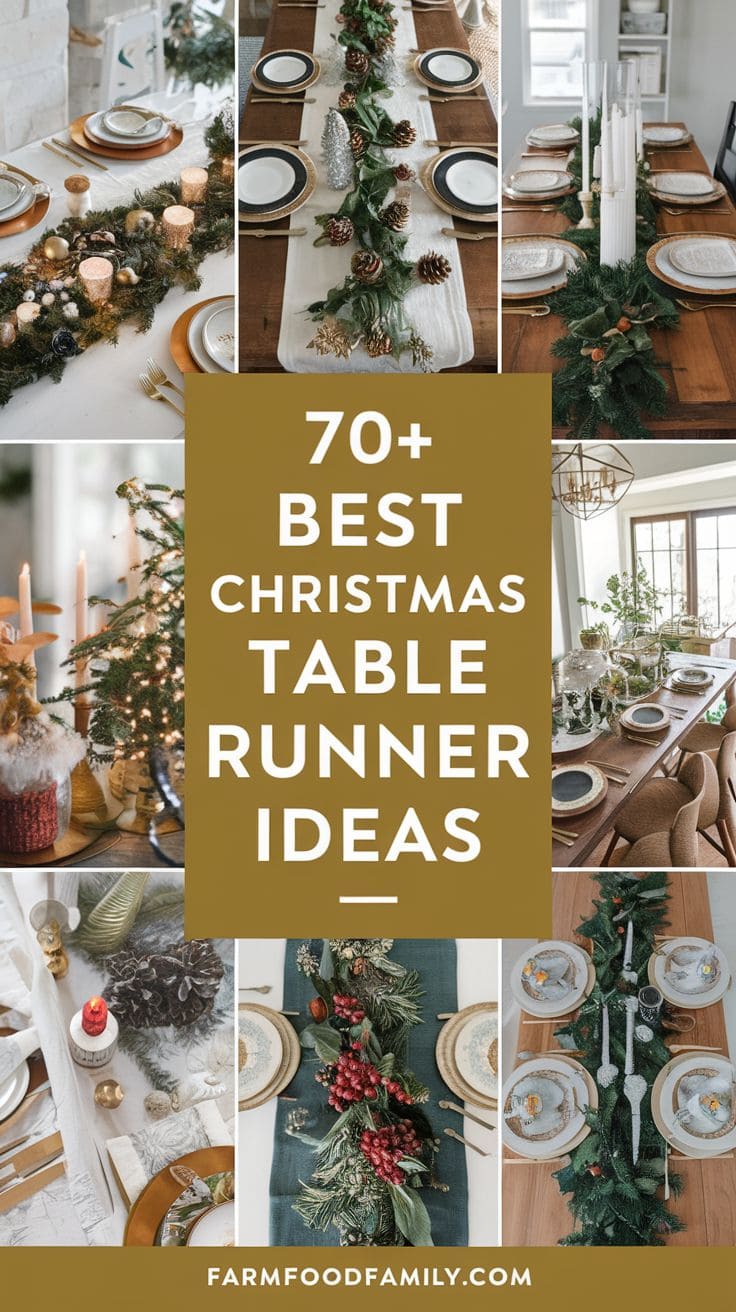 Best Christmas Table Runner 14