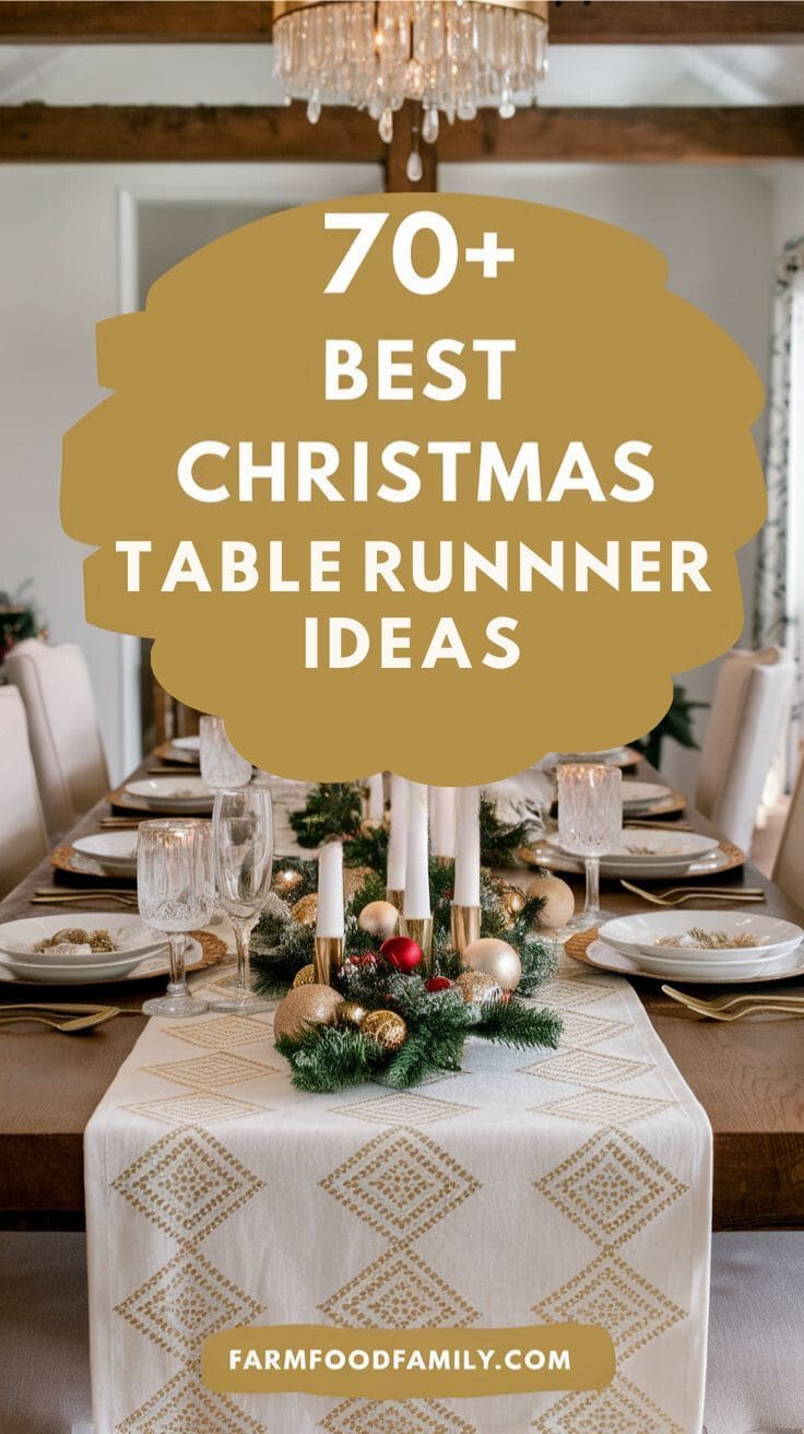 Best Christmas Table Runner 15