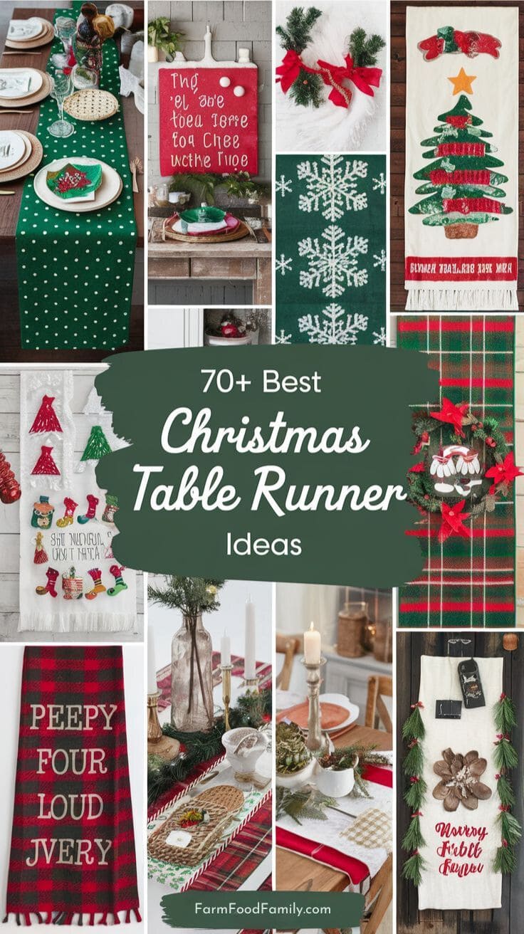 Best Christmas Table Runner 17