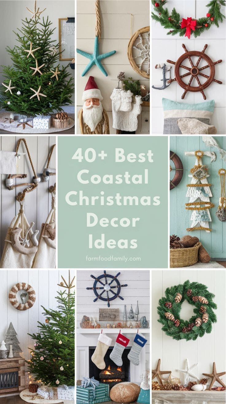 best coastal christmas decor 11