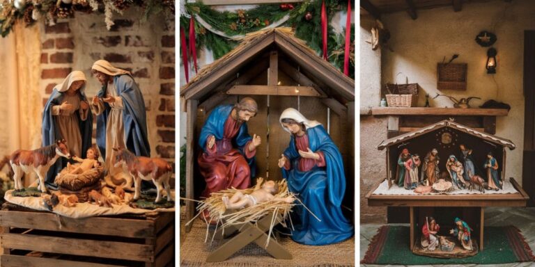 40+ Stunning Nativity Set Display Ideas for a Festive Home This Season