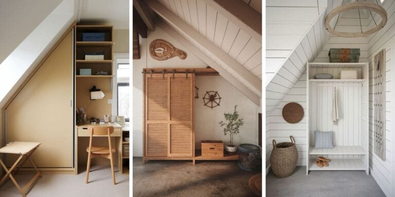 40+ Unique Sloped Ceiling Wardrobe Ideas to Organize Like a Pro