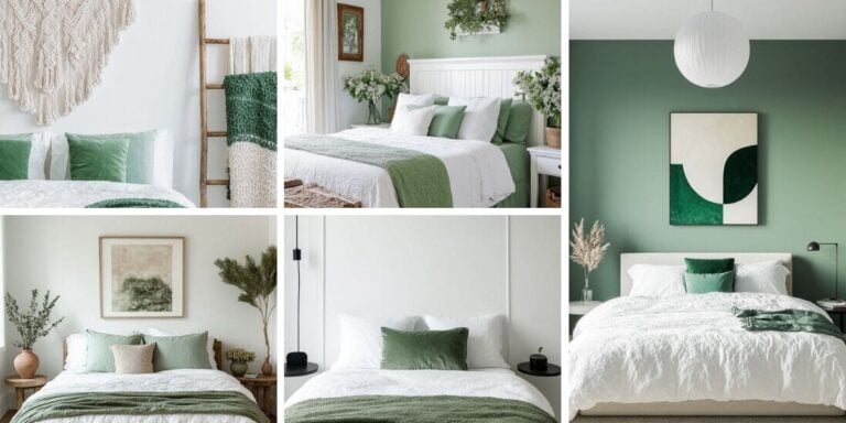 40+ Gorgeous White and Sage Green Bedroom Ideas for Instant Calm