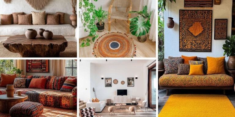 40+ Stunning Afrohemian Living Room Ideas That Feel Cozy & Chic