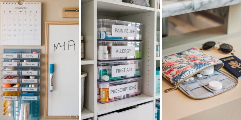 40+ Clever Ways to Organize Medicine at Home (No More Clutter!)