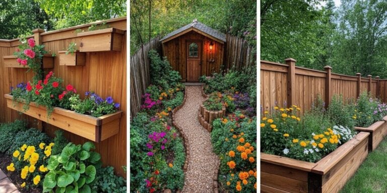 40+ Stunning Raised Flower Bed Ideas to Transform Your Fence Line