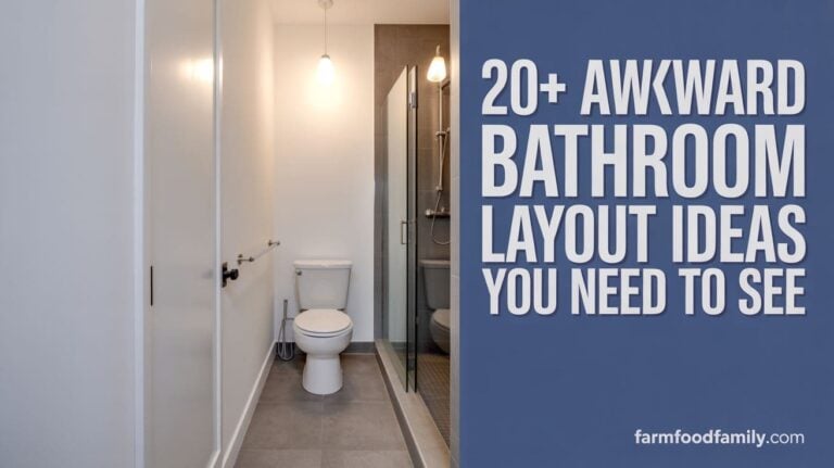 20+ Awkward Bathroom Layout Ideas You’ll Want to Steal Immediately