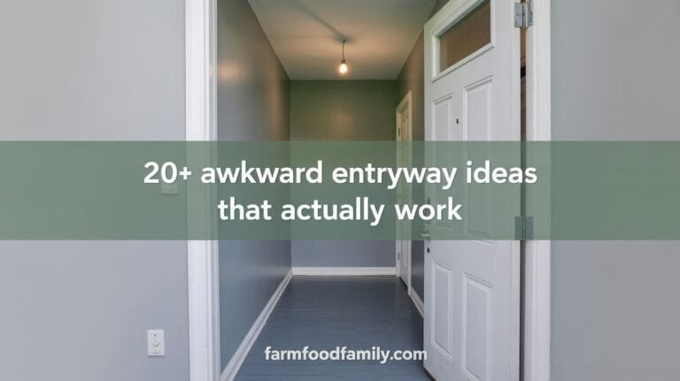 20+ Awkward Entryway Ideas That Secretly Work Wonders